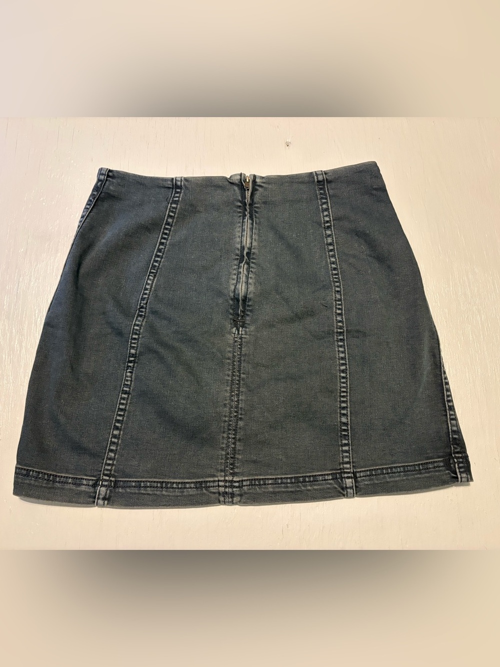 Free people denim skirt